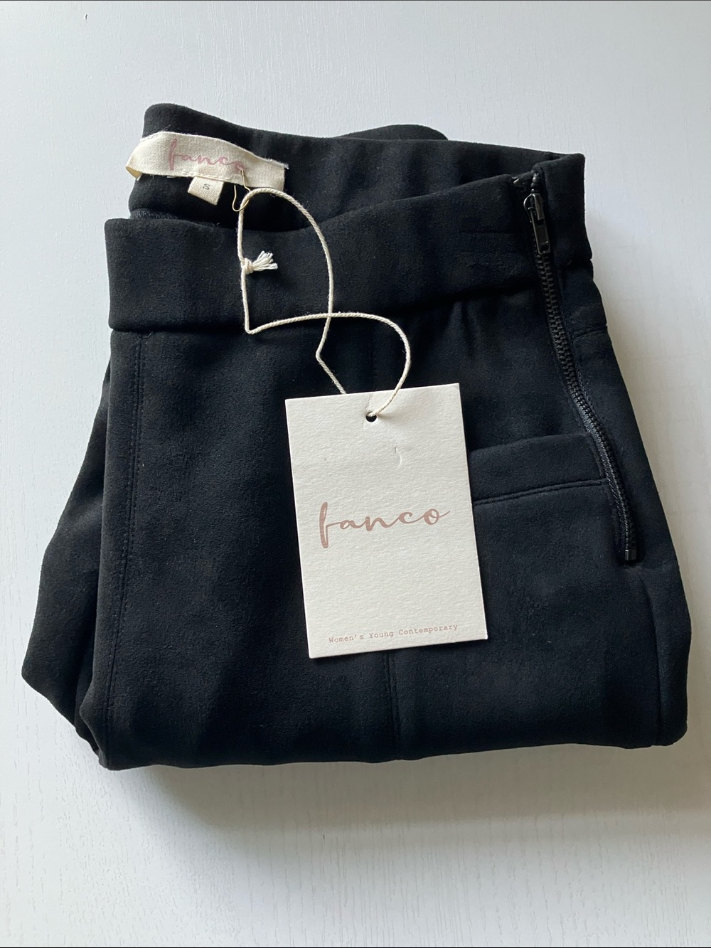 Fanco Faux Suede Leggings (Size Small) NWT